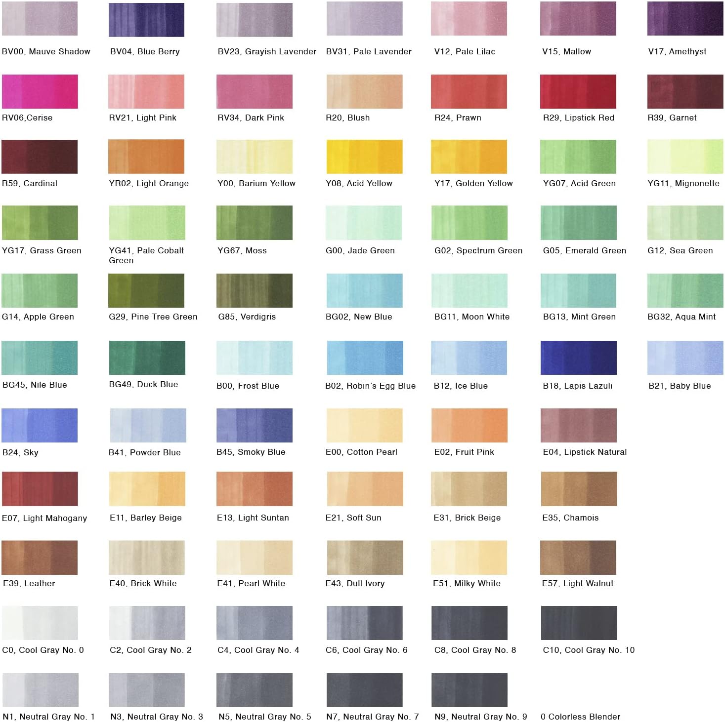 Copic Sketch, Alcohol-based Markers, 72pc Set C - Image 3